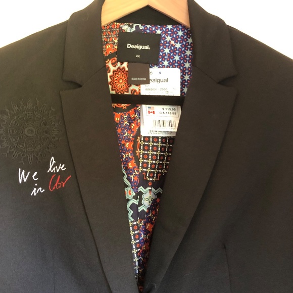 NWT Desigual - So Beautiful - blazer with personality - Picture 2 of 14